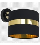 Milagro Kinkiet PALMIRA BLACK / GOLD 1xE27 60W MLP6317