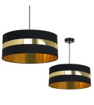 Milagro Lampa wisząca PALMIRA BLACK / GOLD 1xE27 60W MLP6318