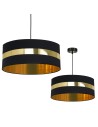 Milagro Lampa wisząca PALMIRA BLACK / GOLD 1xE27 60W MLP6318