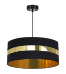 Milagro Lampa wisząca PALMIRA BLACK / GOLD 1xE27 60W MLP6318
