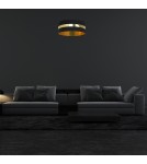 Milagro Lampa wisząca PALMIRA BLACK / GOLD 1xE27 60W MLP6318