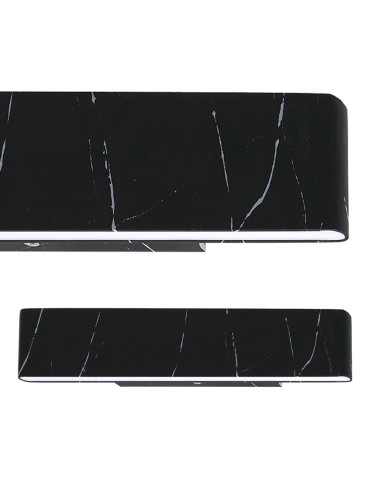 Milagro PIERCE BLACK 12W LED wall lamp ML6471