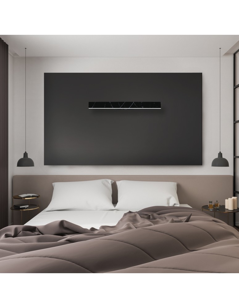 Wall lamps - Milagro PIERCE BLACK 24W LED wall lamp ML6472 - product kolory-swiatla.pl 6