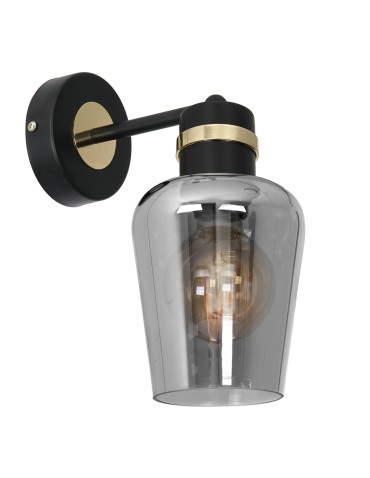 Milagro Kinkiet RICHMOND BLACK / GOLD 1xE27 MLP6536 - produkt 2