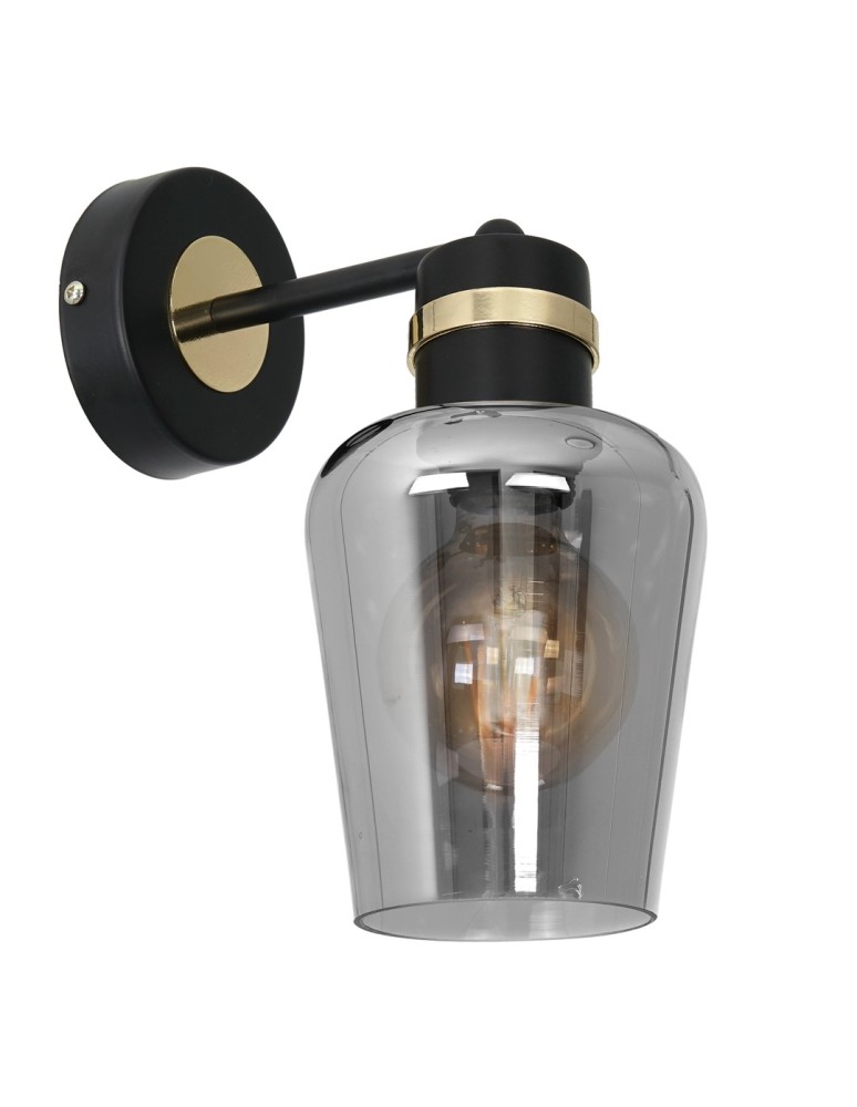 Wall lamps - Milagro Wall lamp RICHMOND BLACK / GOLD 1xE27 MLP6536 - product kolory-swiatla.pl 2