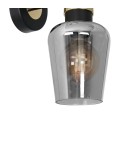 Milagro Kinkiet RICHMOND BLACK / GOLD 1xE27 MLP6536