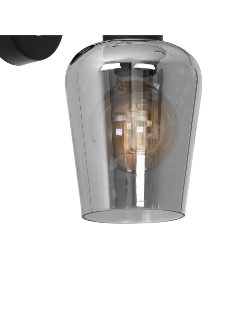 Wall lamps - Milagro Wall lamp RICHMOND BLACK / GOLD 1xE27 MLP6536 - product kolory-swiatla.pl 4