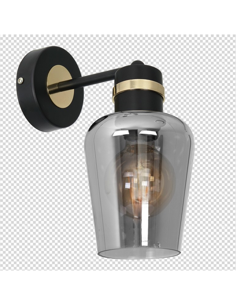 Milagro Kinkiet RICHMOND BLACK / GOLD 1xE27 MLP6536