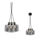 Milagro Lampa wisząca RICHMOND BLACK / GOLD 3xE27  Supeł MLP65400