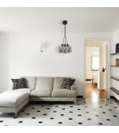 Milagro Lampa wisząca RICHMOND BLACK / GOLD 3xE27  Supeł MLP65400