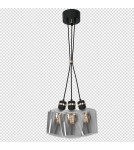 Milagro Lampa wisząca RICHMOND BLACK / GOLD 3xE27  Supeł MLP65400