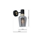 Milagro Kinkiet ROMA BLACK 1xE27 MLP6483