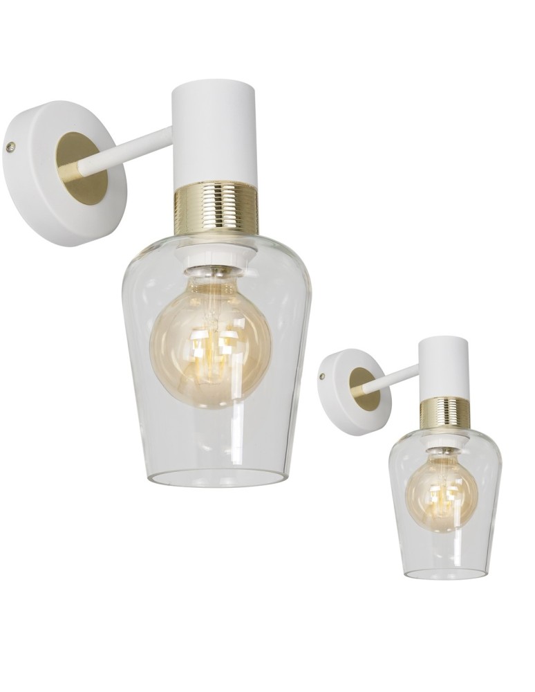 Milagro Kinkiet ROMA WHITE 1xE27 MLP6486