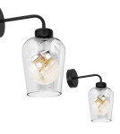 Wall lamps - Milagro Wall lamp SANTIAGO CLEAR 1xE27 MLP6599 - product 1