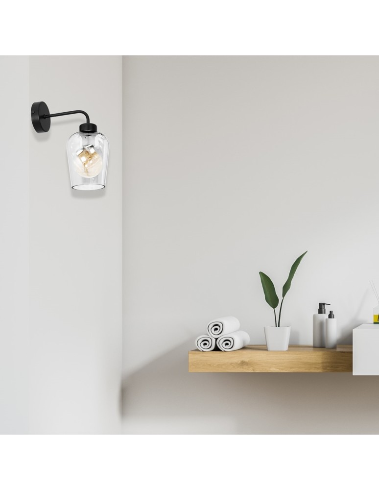 Milagro Kinkiet SANTIAGO CLEAR 1xE27 MLP6599