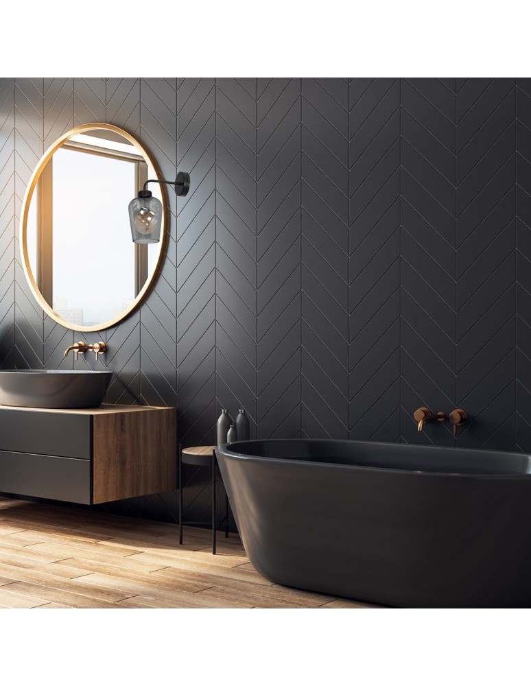 Milagro Kinkiet SANTIAGO SMOKED 1xE27 MLP6600