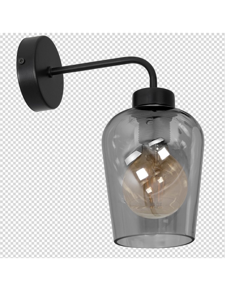 Milagro Kinkiet SANTIAGO SMOKED 1xE27 MLP6600