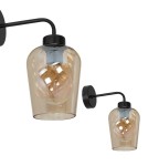 Milagro Kinkiet SANTIAGO AMBER 1xE27 MLP6601 Milagro Kinkiet SANTIAGO AMBER 1xE27 MLP6601