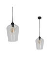 Milagro SANTIAGO CLEAR 1xE27 pendant lamp MLP6605