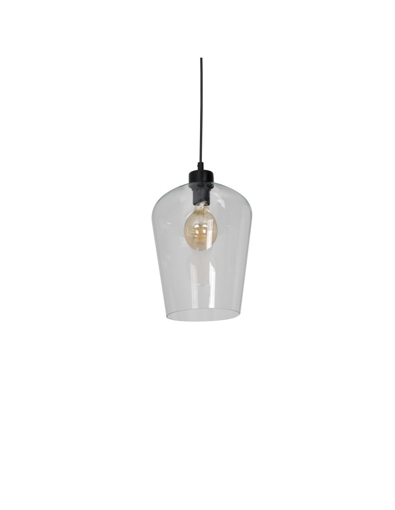 Pendant lamps - Milagro SANTIAGO CLEAR 1xE27 pendant lamp MLP6605 - product kolory-swiatla.pl 3