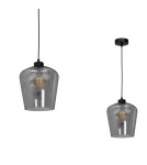 Pendant lamps - Milagro SANTIAGO SMOKED 1xE27 pendant lamp MLP6606 - product 1