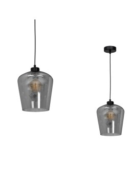 Milagro Lampa wisząca SANTIAGO SMOKED 1xE27 MLP6606