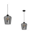 Milagro SANTIAGO SMOKED 1xE27 pendant lamp MLP6606