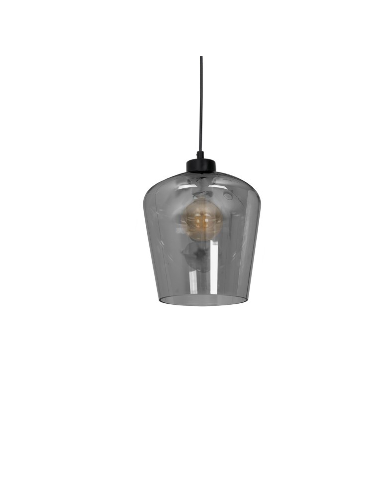 Pendant lamps - Milagro SANTIAGO SMOKED 1xE27 pendant lamp MLP6606 - product kolory-swiatla.pl 3