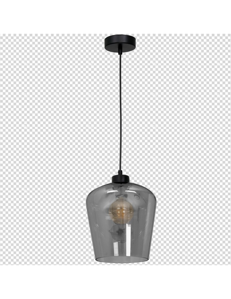 Pendant lamps - Milagro SANTIAGO SMOKED 1xE27 pendant lamp MLP6606 - product kolory-swiatla.pl 8