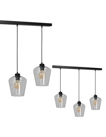 Milagro SANTIAGO CLEAR 3xE27 pendant lamp MLP6608
