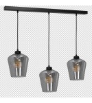 Milagro Lampa wisząca SANTIAGO SMOKED 3xE27 MLP6609