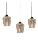 Milagro Lampa wisząca SANTIAGO AMBER 3xE27 MLP6610