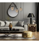 Milagro Lampa wisząca SANTIAGO AMBER 3xE27 MLP6610