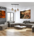 Milagro Lampa wisząca SANTIAGO AMBER 3xE27 MLP6610