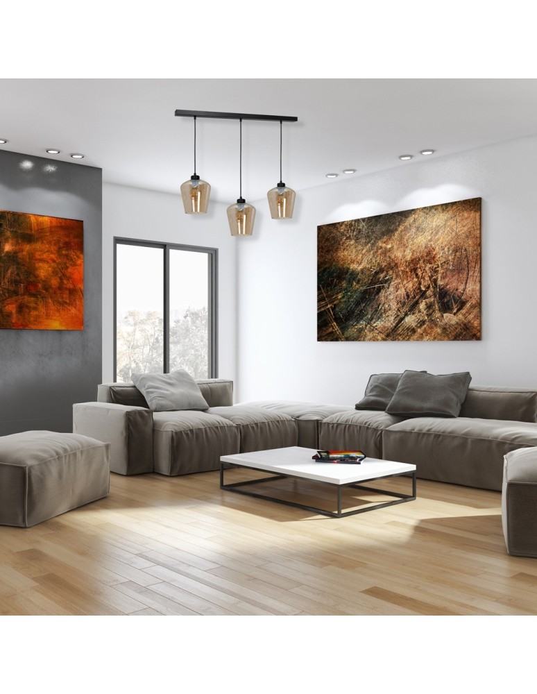 Milagro Lampa wisząca SANTIAGO AMBER 3xE27 MLP6610