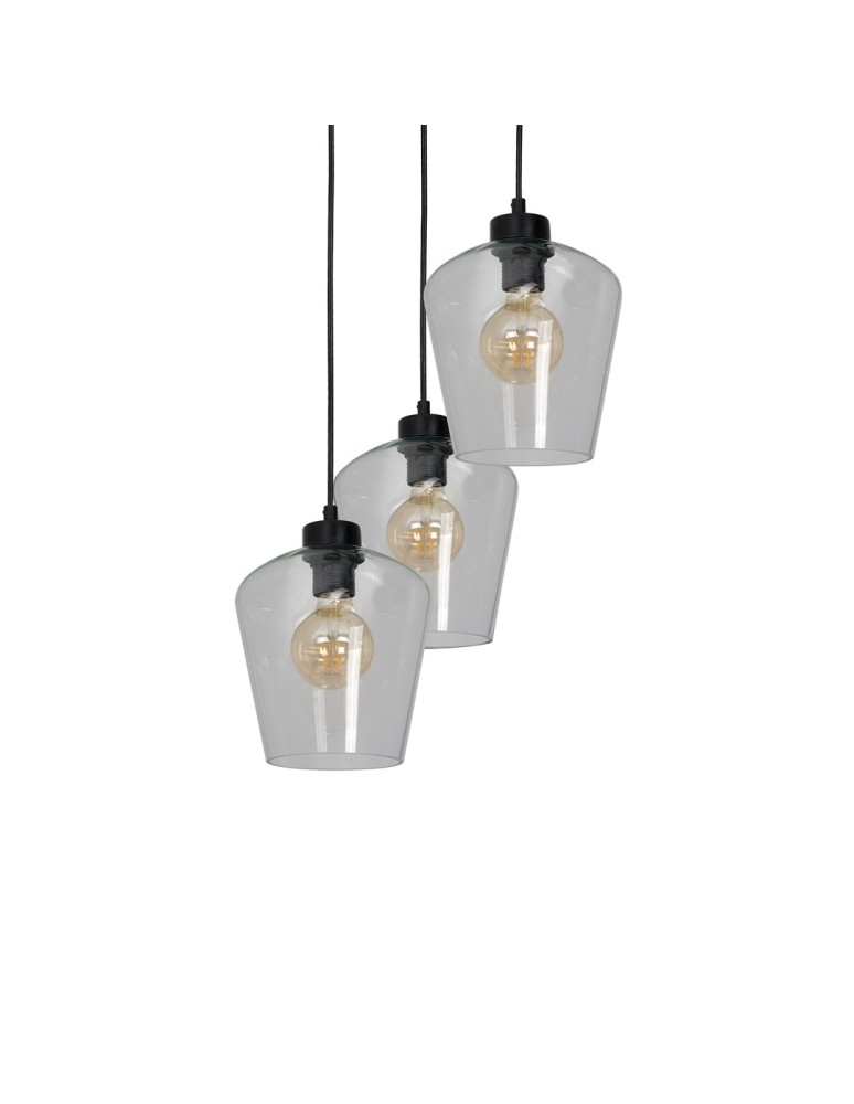 Milagro Lampa wisząca SANTIAGO CLEAR 3xE27 MLP6611