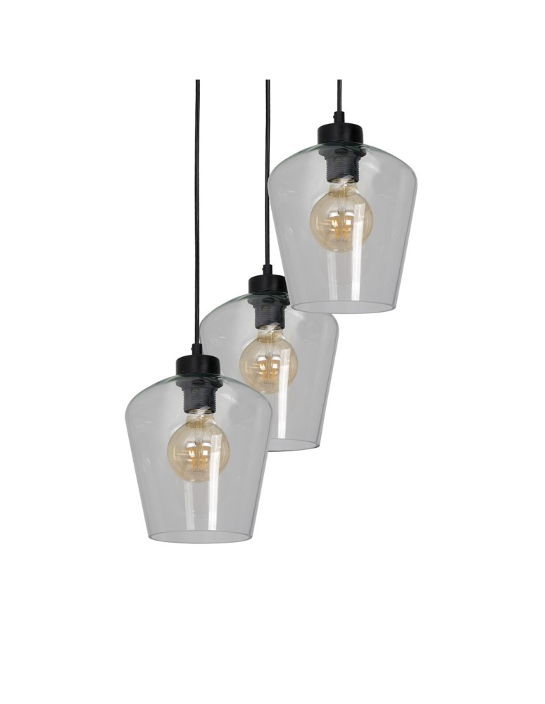 Milagro Lampa wisząca SANTIAGO CLEAR 3xE27 MLP6611