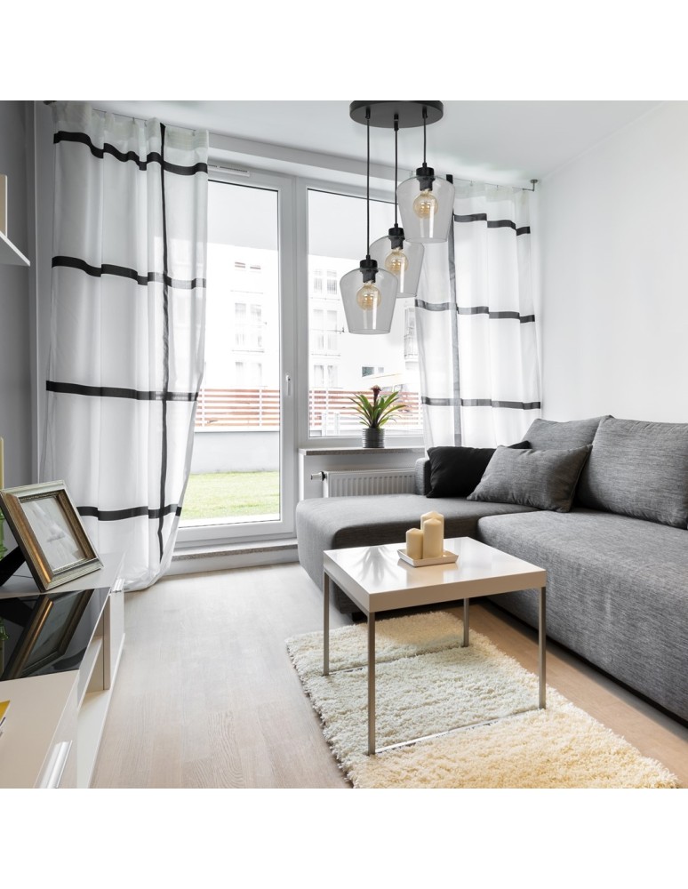 Milagro Lampa wisząca SANTIAGO CLEAR 3xE27 MLP6611