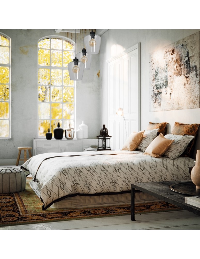 Milagro Lampa wisząca SANTIAGO CLEAR 3xE27 MLP6611