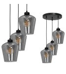 Milagro Lampa wisząca SANTIAGO SMOKED 3xE27 MLP6612