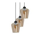 Milagro Lampa wisząca SANTIAGO AMBER 3xE27 MLP6613