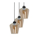 Milagro Lampa wisząca SANTIAGO AMBER 3xE27 MLP6613