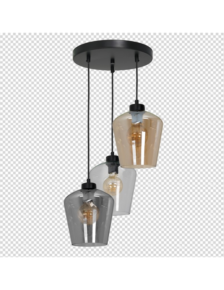 Milagro Lampa wisząca SANTIAGO MIX 3xE27 MLP6614