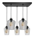 Milagro Lampa wisząca SANTIAGO CLEAR 5xE27 MLP6615