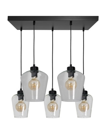 Milagro Lampa wisząca SANTIAGO CLEAR 5xE27 MLP6615 - produkt 2