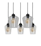 Milagro Lampa wisząca SANTIAGO CLEAR 5xE27 MLP6615