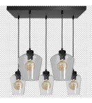 Milagro Lampa wisząca SANTIAGO CLEAR 5xE27 MLP6615