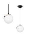 Milagro SFERA BLACK/CHROME 1xE14 pendant lamp MLP4673