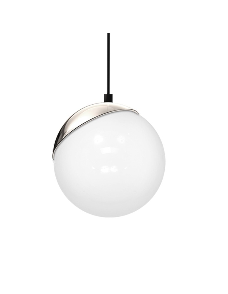 Pendant lamps - Milagro SFERA BLACK/CHROME 1xE14 pendant lamp MLP4673 - product kolory-swiatla.pl 3