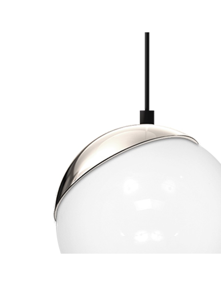 Milagro Lampa wisząca SFERA BLACK/CHROME 1xE14 MLP4673